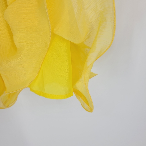 Endless Rose Revolve Yellow Ruffle Romper M new - Picture 12 of 12